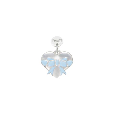 Charm in argento rodiato e smalto - Charms Donna | Stroili