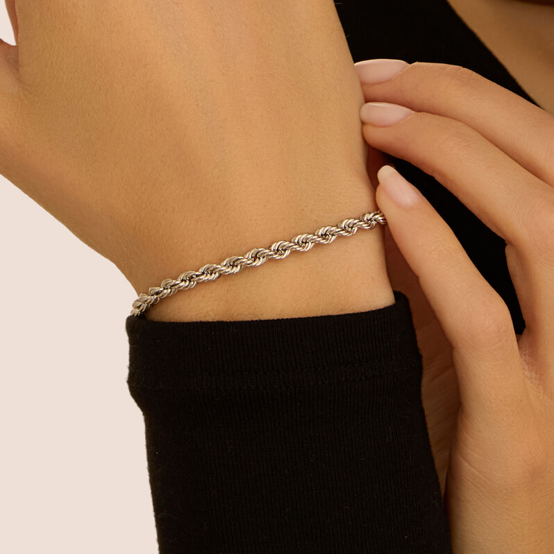 Bracciale Catena L'homme Or Oro Bianco - Gioielli Uomo | Stroili