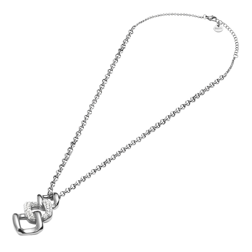 Collana Lady Phantasya Acciaio Cristallo - Collane Donna | Stroili