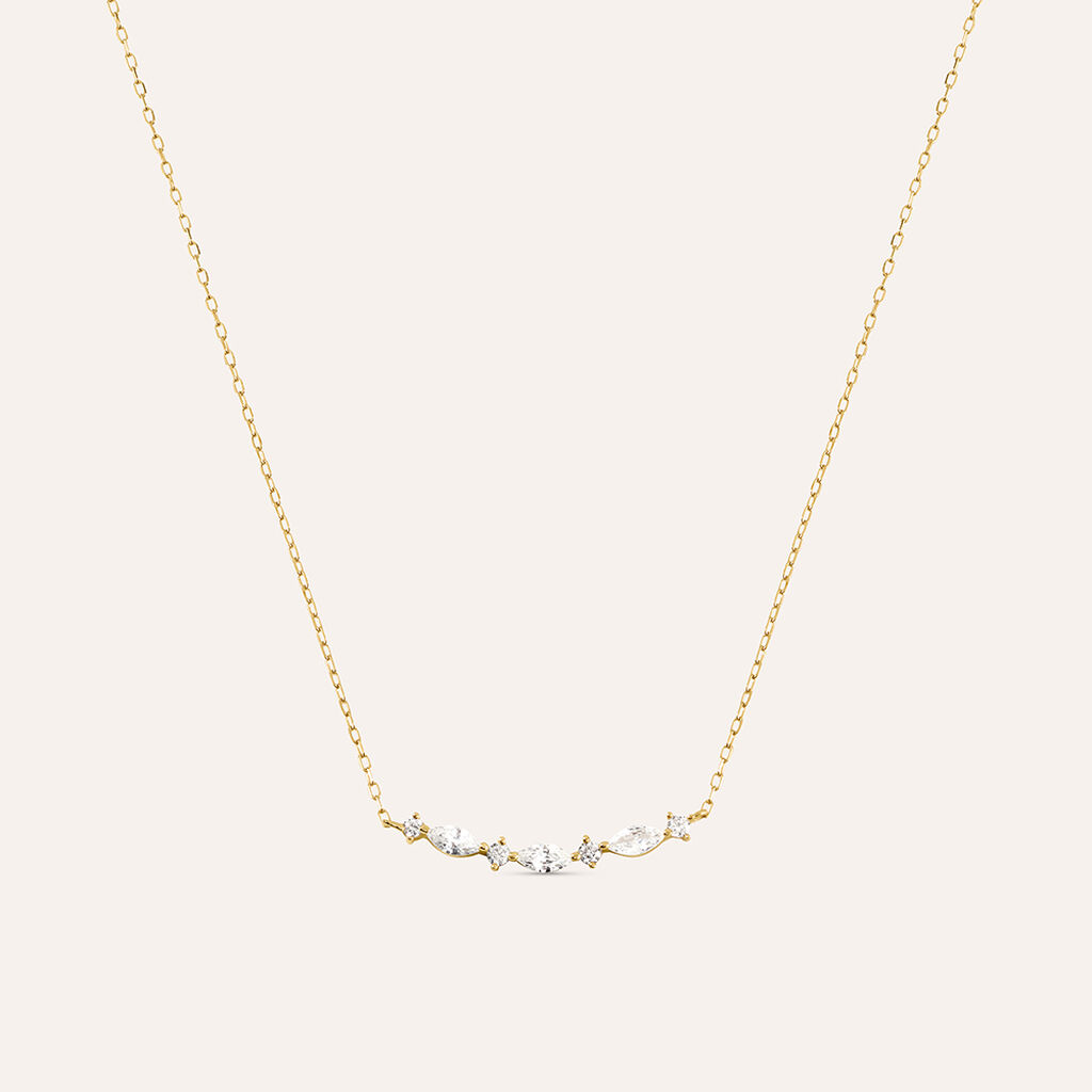 Collana Claire Oro Giallo Cubic Zirconia