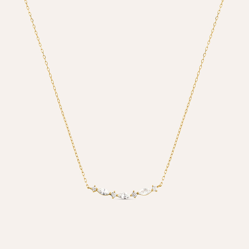 Collana Claire Oro Giallo Cubic Zirconia - Collane Donna | Stroili