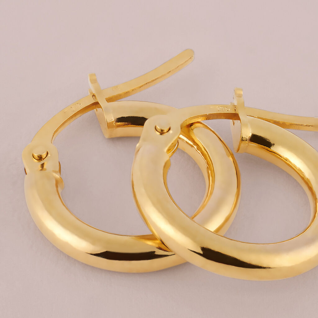 Orecchini A Cerchio Toujours Oro Giallo - Orecchini a Cerchio Donna | Stroili