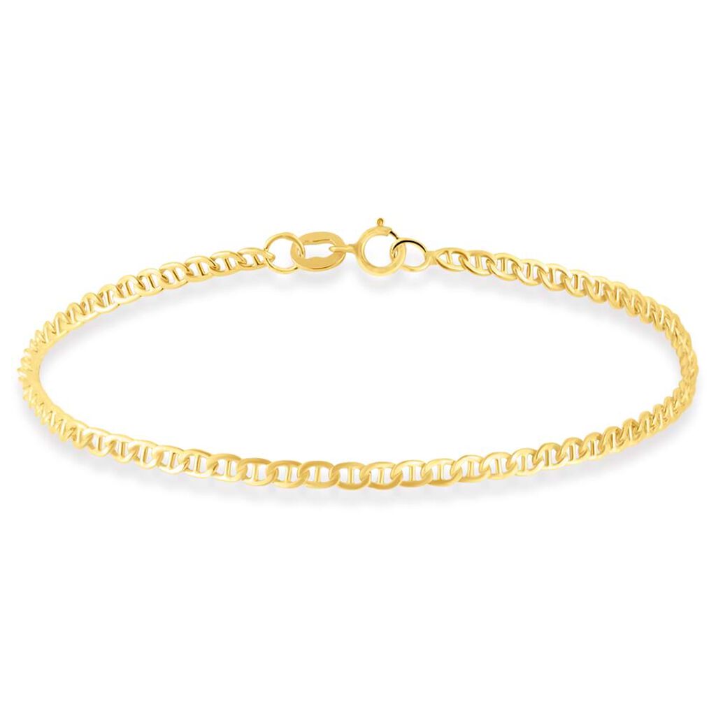 Bracciale Catena Oro Uomo Oro Giallo