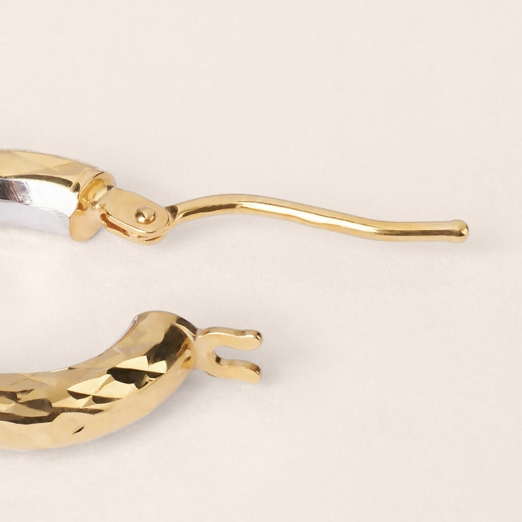 Orecchini A Cerchio Toujours Oro Bicolore