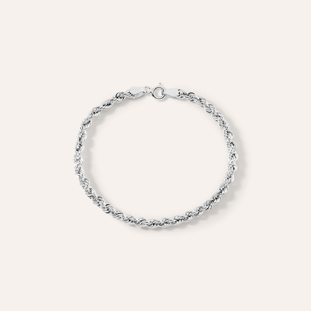 Bracciale Catena Colette Oro Bianco - Bracciali Donna | Stroili