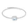 Bangle Romantic Shine Metallo Cristallo