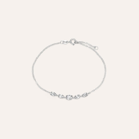 Bracciale Claire Oro Bianco Cubic Zirconia - Bracciali Amicizia Donna | Stroili