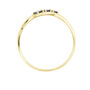 Anello Trilogy Charlotte Oro Giallo Zaffiro Diamante