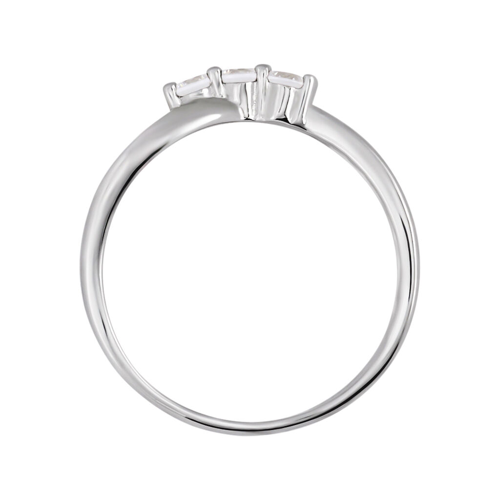 Anello Trilogy Silver Elegance Argento Rodiato Cubic Zirconia - Anelli con Pietre Donna | Stroili