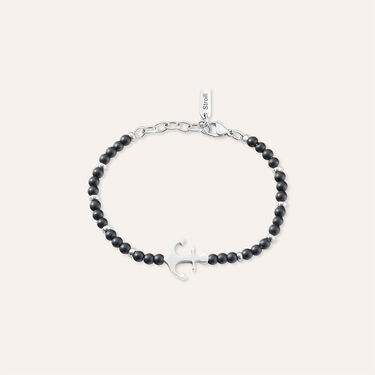 Bracciale Man Code Acciaio Onice