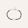 Bracciale Man Code Acciaio Onice