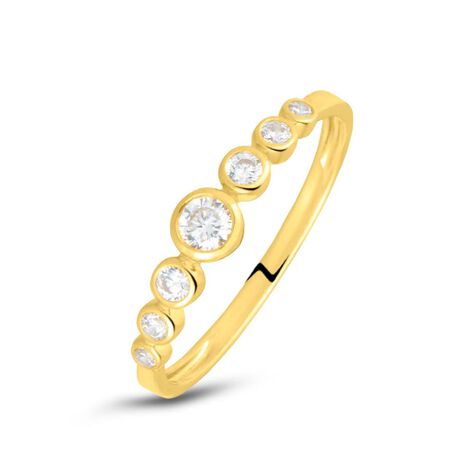 Anello Riviere Claire Oro Giallo Cubic Zirconia - Anelli Riviere Donna | Stroili