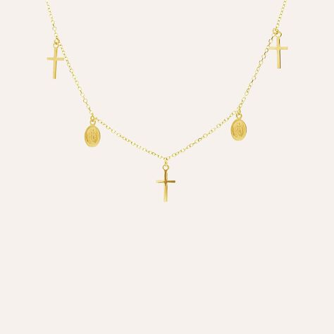 Collana Rosario Holy Oro Giallo - Collane Rosario Donna | Stroili