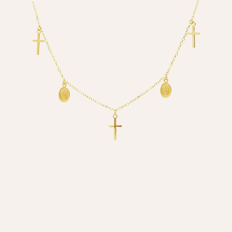 Collana Rosario Holy Oro Giallo - Collane Rosario Donna | Stroili