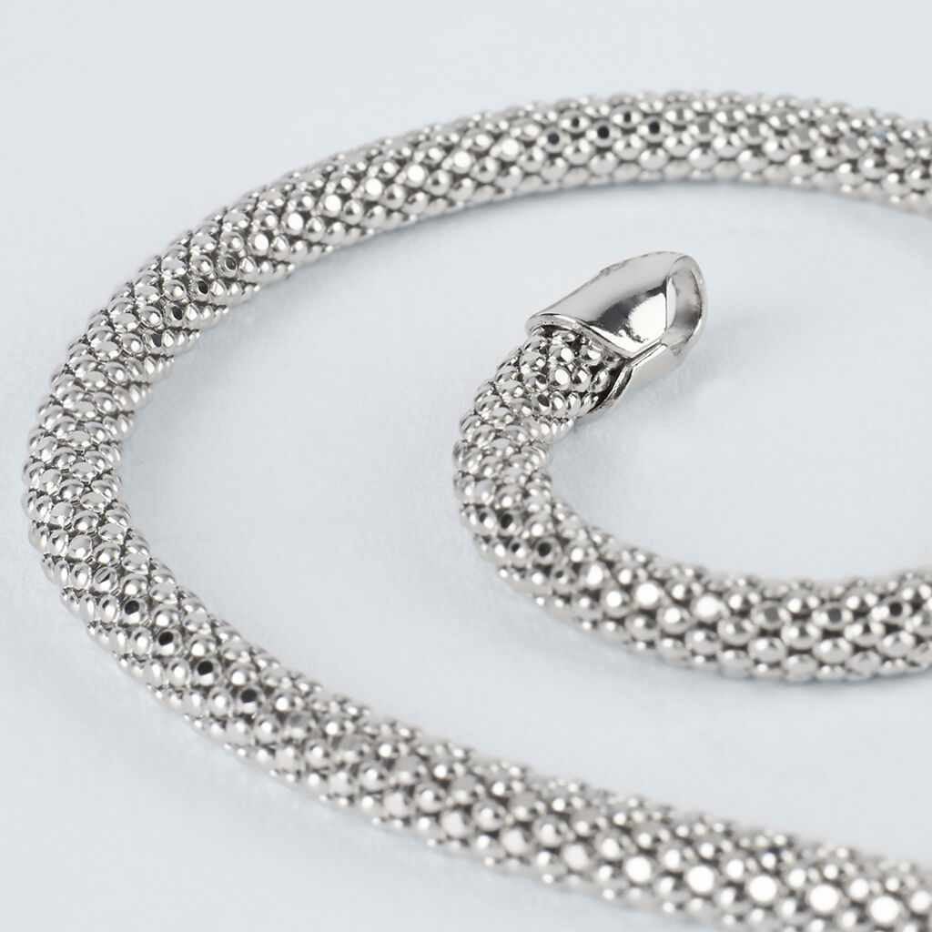 Bracciale Catena Colette Oro Bianco - Bracciali Donna | Stroili