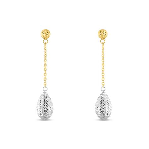 Orecchini Pendenti Golden Lover Oro Bicolore - Orecchini Pendenti Donna | Stroili