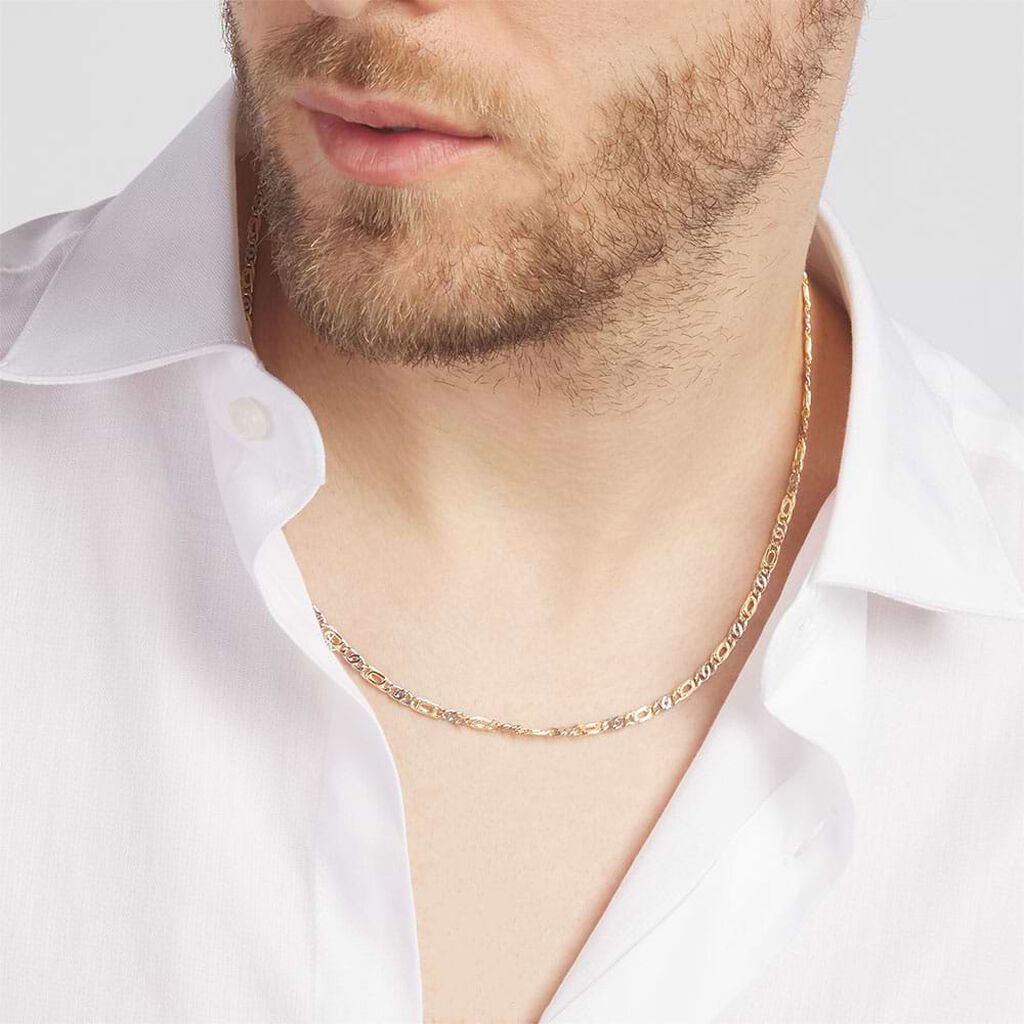 Catena L'homme Or Oro Bicolore - Collane Catena Uomo | Stroili