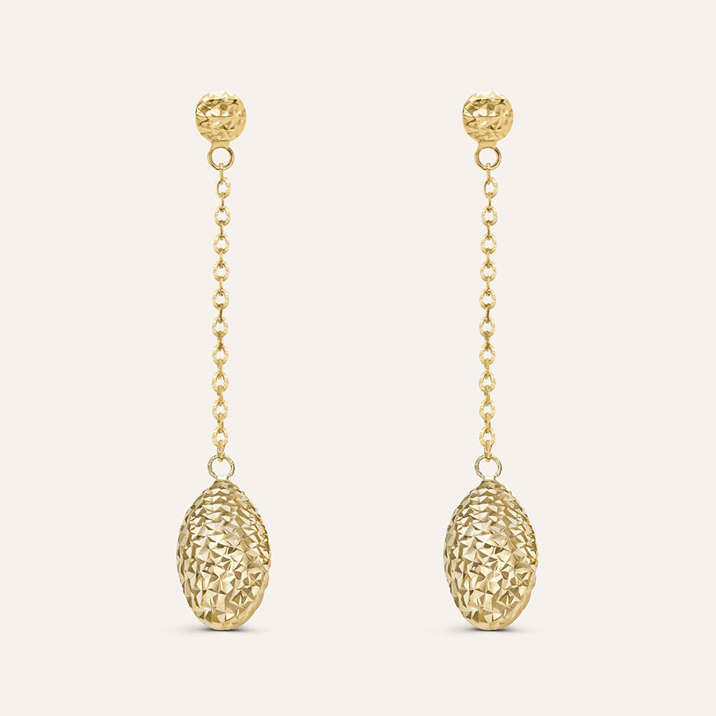Orecchini Pendenti Golden Lover Oro Giallo - Orecchini Pendenti Donna | Stroili