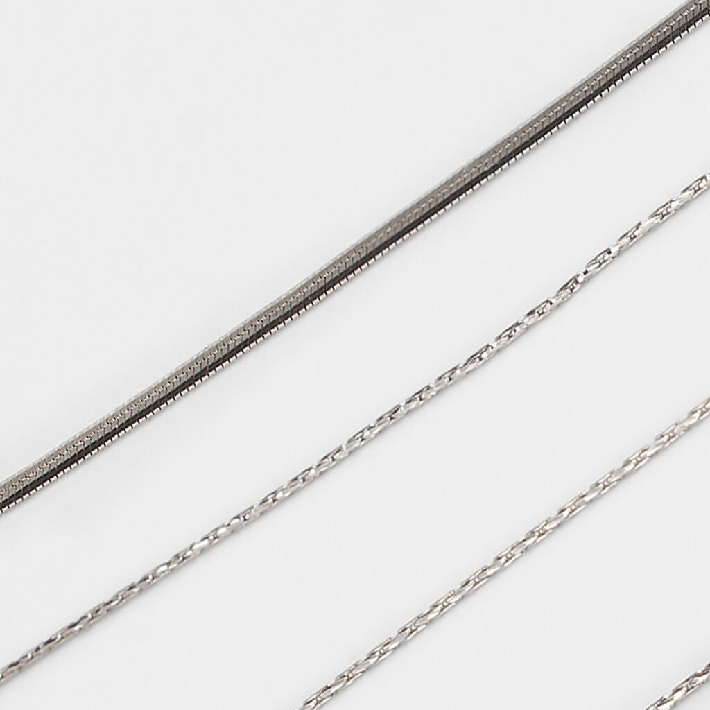 Catena Silver Collection Argento Rodiato - Collane Catena Donna | Stroili