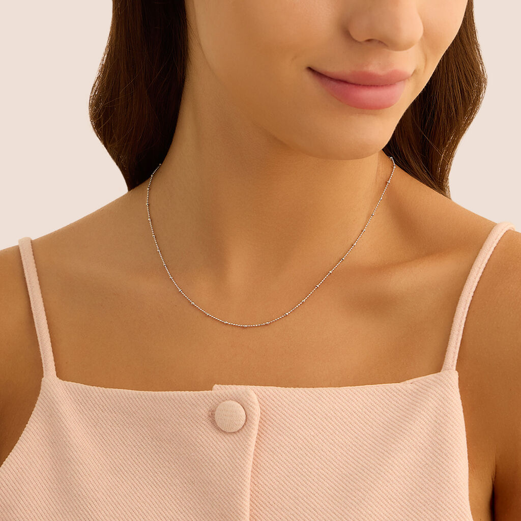 Catenina Love Beats Argento Rodiato