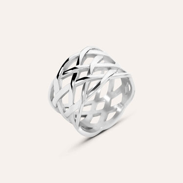 Anello Fascia Moonlight Acciaio