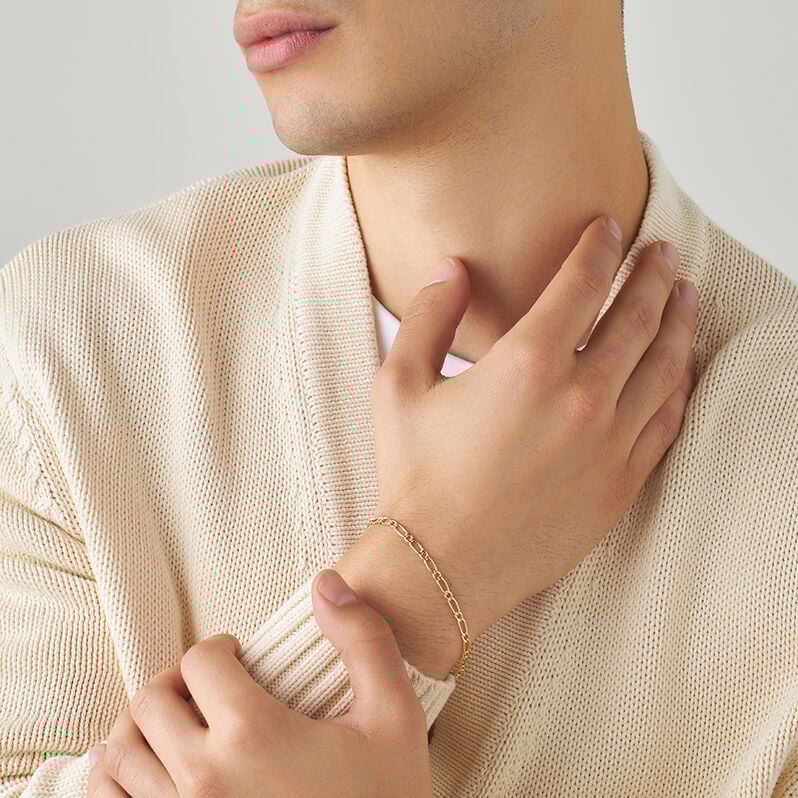 Bracciale Catena L'homme Or Oro Giallo - Bracciali Uomo | Stroili