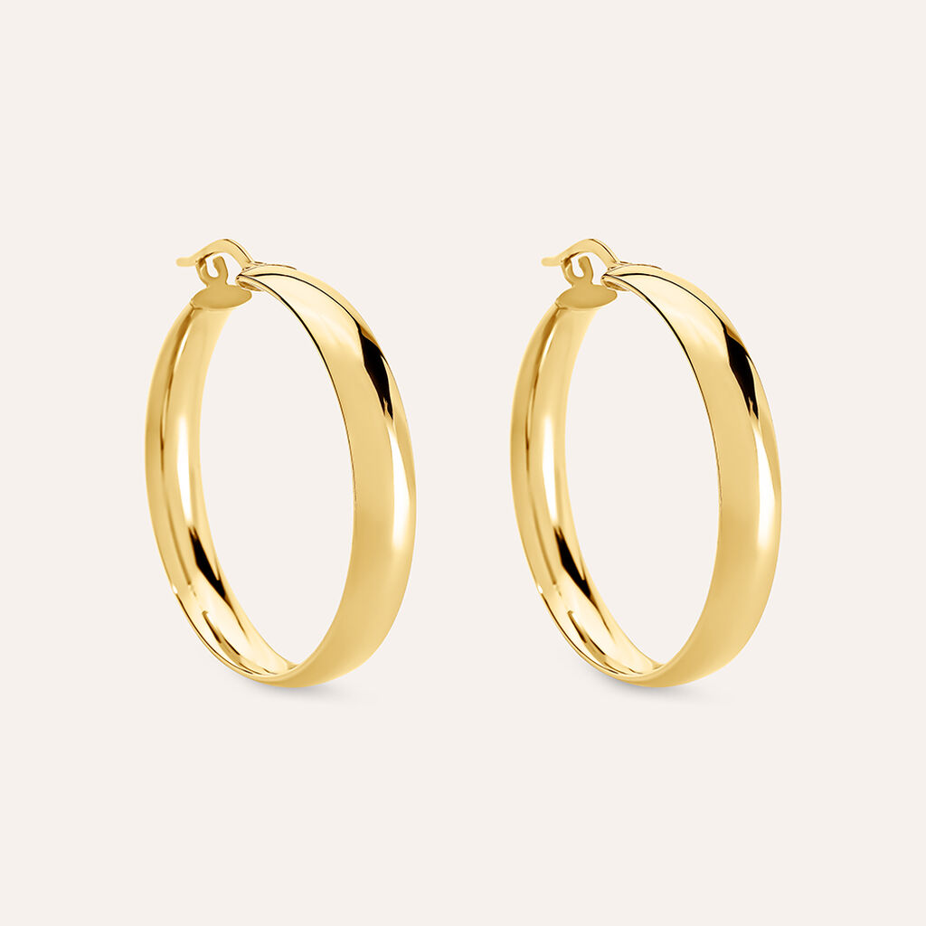 Orecchini A Cerchio Toujours Oro Giallo