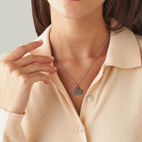 Collana Lady Chic Acciaio Bicolore Bianco / Rosa - Collane Donna | Stroili