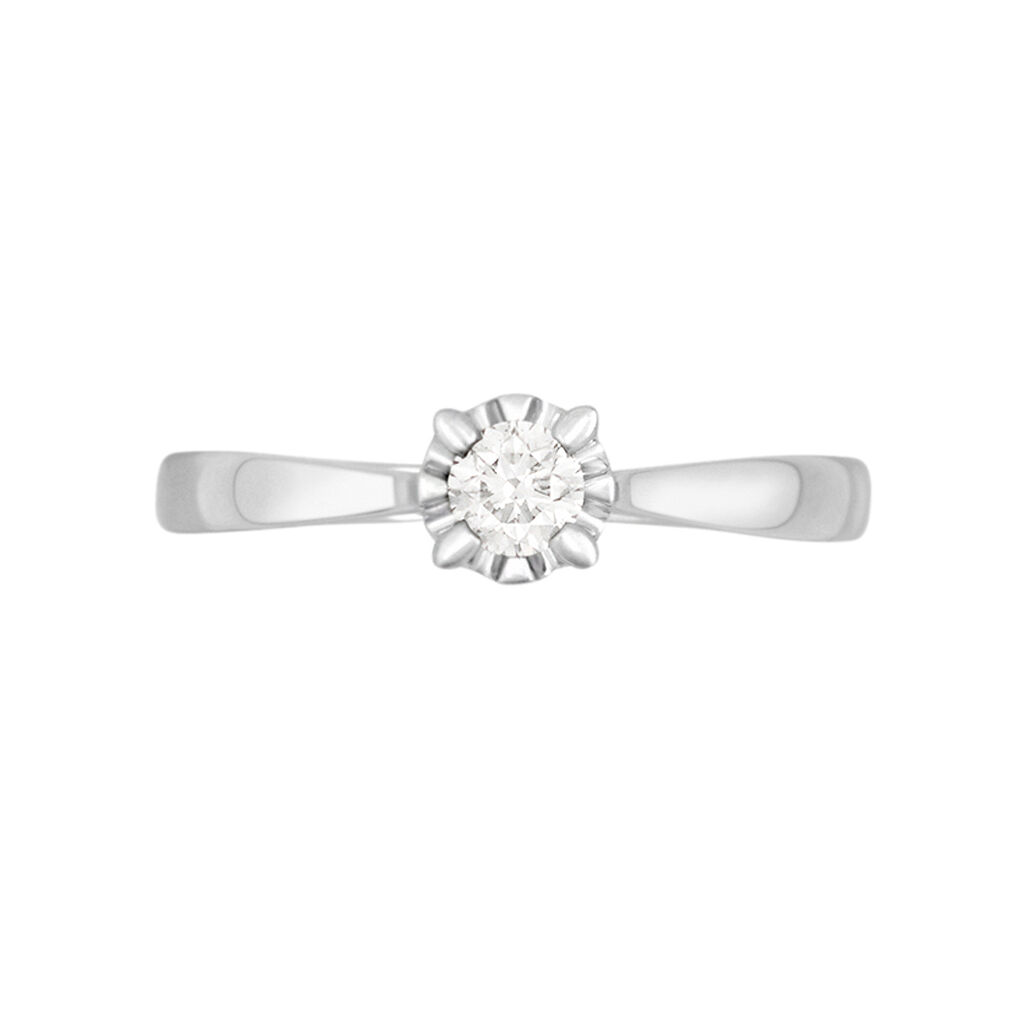 Anello Solitario Diamazing Oro Bianco Diamante - Anelli con Pietre Donna | Stroili