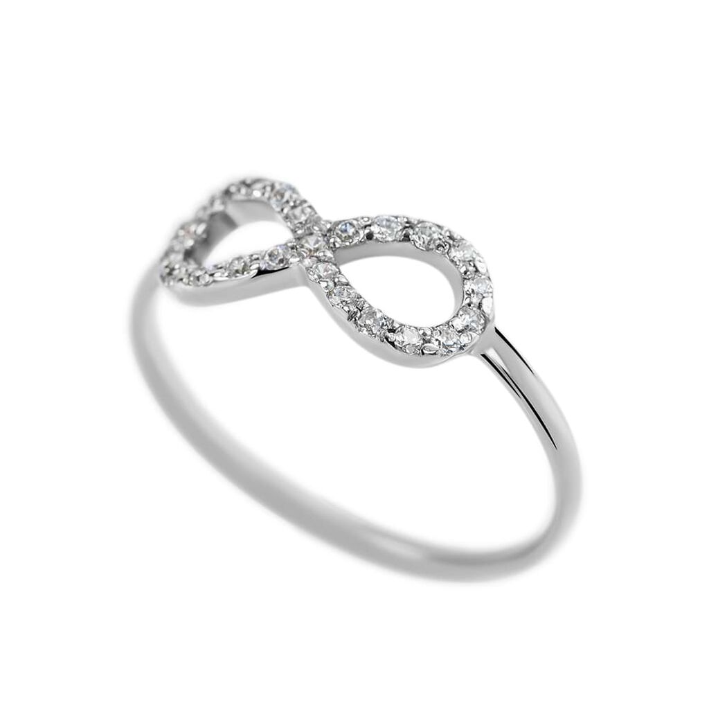 Anello Fantasia Claire Oro Bianco Cubic Zirconia - Anelli con Pietre Donna | Stroili
