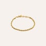 Bracciale Catena Radiance Acciaio Dorato