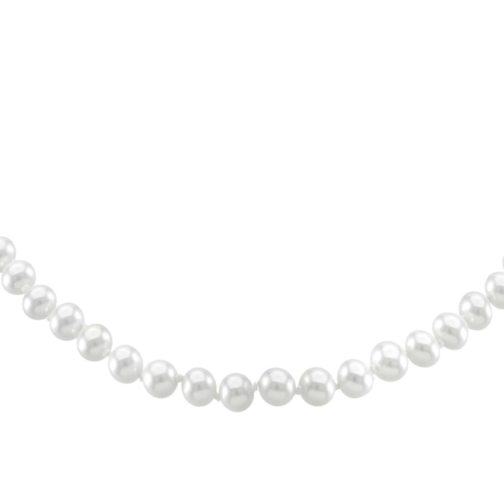 Collana Silver Pearls Argento Rodiato Perla sintentica