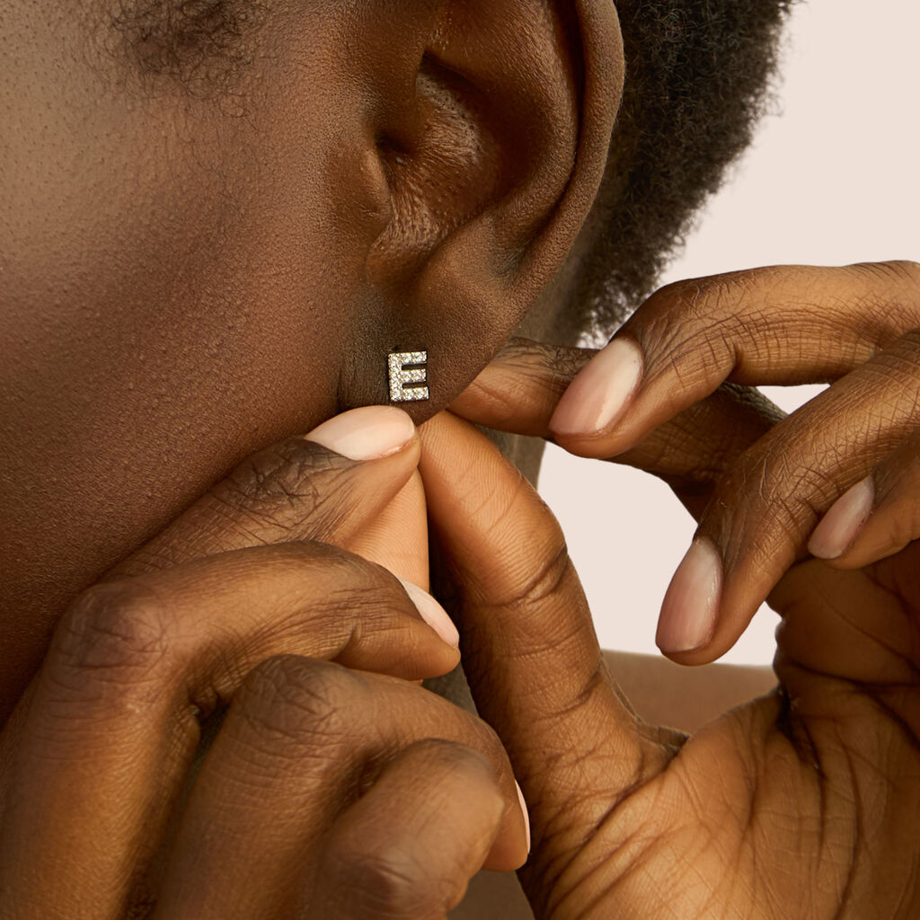 Mono Orecchino Lobo Silver Moments Argento Rodiato Cubic Zirconia