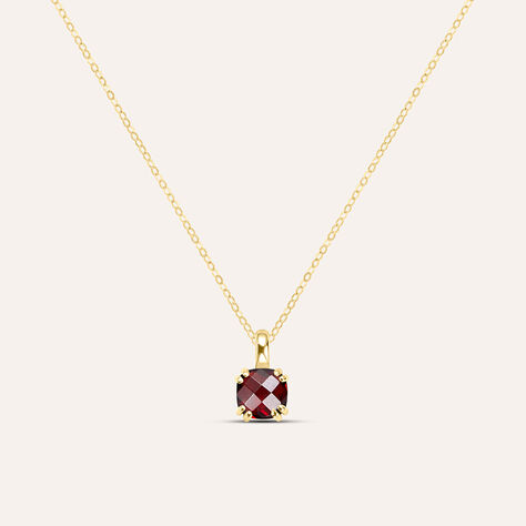 Collana Amélie Oro Giallo Granato Mozambico - Collane Donna | Stroili