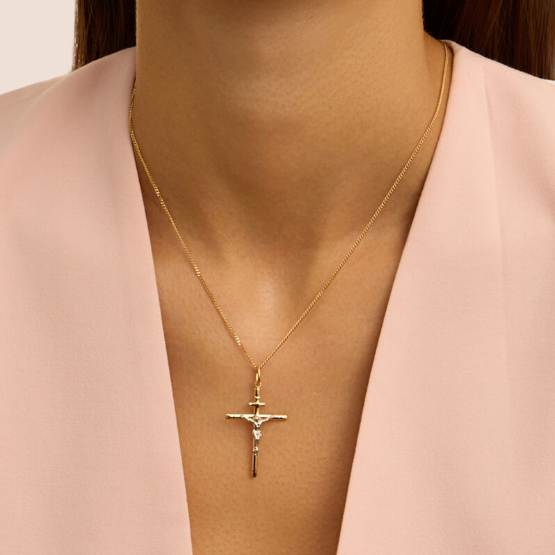 Pendente Holy Oro Bicolore - Ciondoli con Incisione Unisex | Stroili