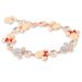 Bracciale Mickey Mouse & Friends Acciaio Rosa Cristallo - Bracciali Donna | Stroili