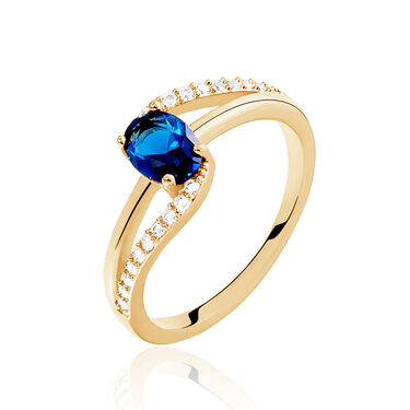 Anello Golden Dream Placcato Oro Giallo Pietra sintetica Cubic Zirconia