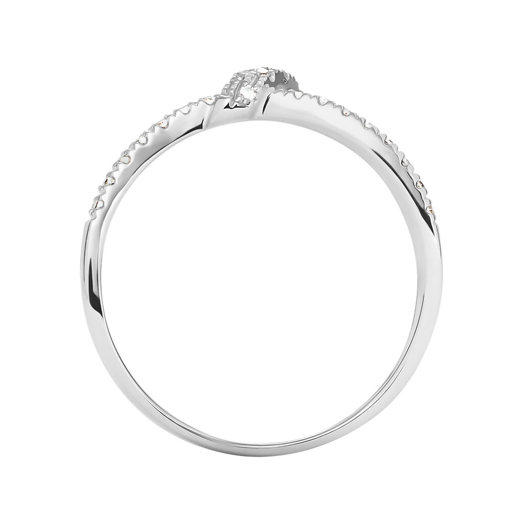 Anello Fantasia Sophia Oro Bianco Diamante - Anelli con Pietre Donna | Stroili
