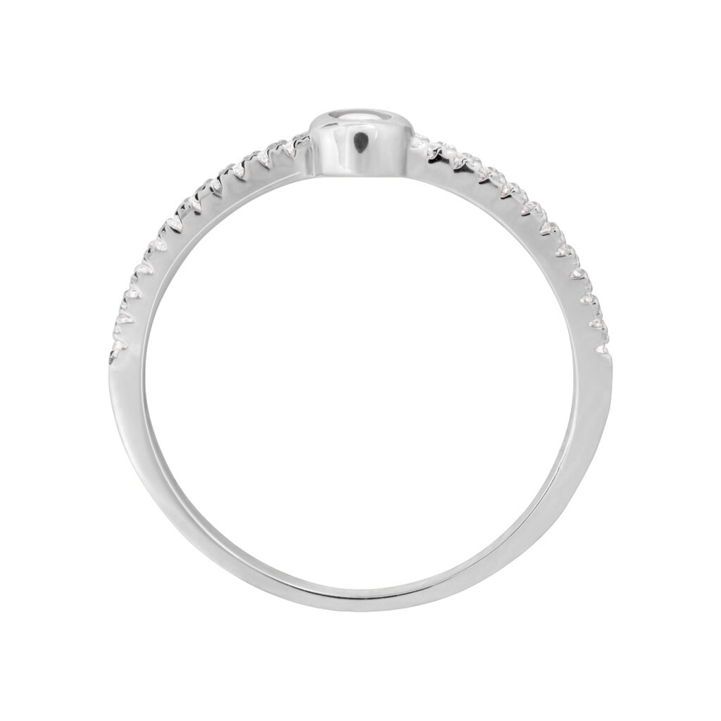 Anello Solitario Silver Elegance Argento Rodiato Cubic Zirconia - Anelli con Pietre Donna | Stroili