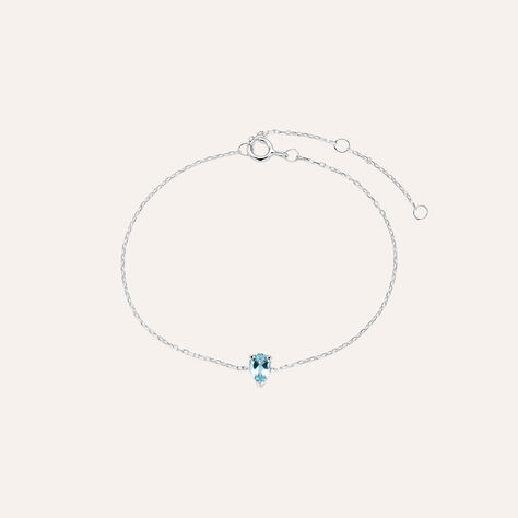 Bracciale Punto Luce Am&eacute;lie Oro Bianco Topazio - Bracciali Donna | Stroili