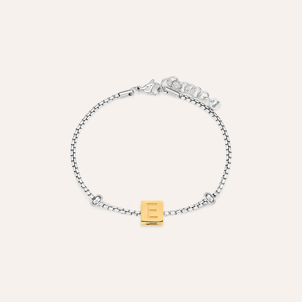 Bead Essential Code Acciaio Dorato