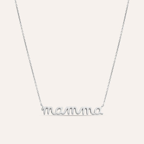 Collana Mamma Silver Collection Argento Rodiato - Collane Donna | Stroili