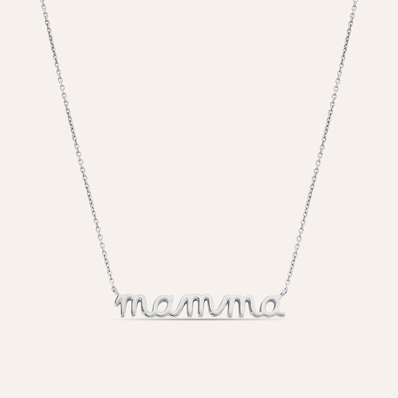 Collana Mamma Silver Collection Argento Rodiato - Collane Donna | Stroili