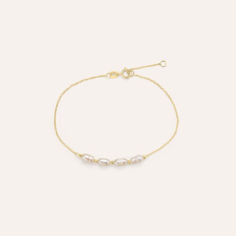 Bracciale Gabrielle Oro Giallo Perla D'Acqua Dolce - Bracciali Donna | Stroili