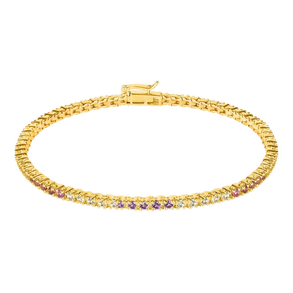 Bracciale Amélie Oro Giallo Ametista Citrino Topazio Tormalina Peridoto - Bracciali Donna | Stroili