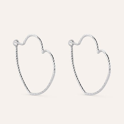 Orecchini A Cerchio Silver Collection Argento Rodiato - Orecchini a Cerchio Donna | Stroili