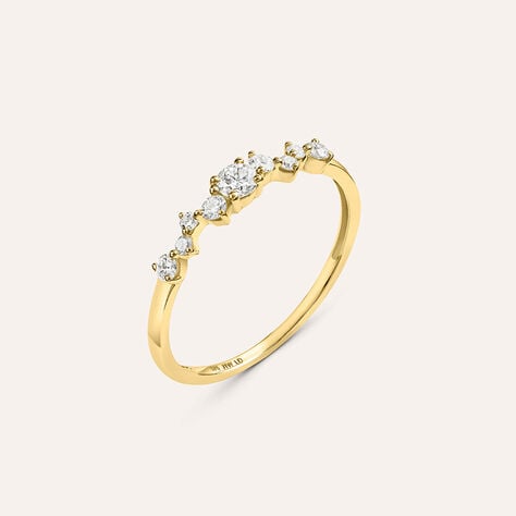 Anello Riviere Diamade Glam Oro Giallo Diamante Lab-Grown - Anelli Riviere Donna | Stroili