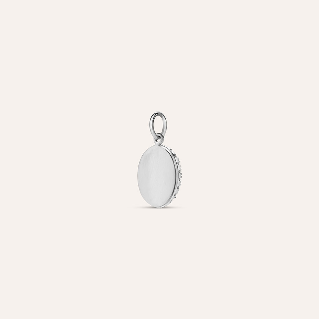 Pendente Holy Oro Bianco Cubic Zirconia - Ciondoli con Incisione Donna | Stroili