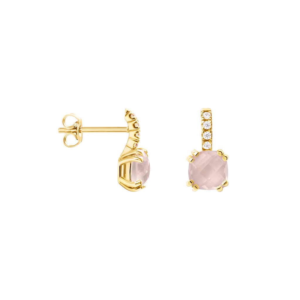 Orecchini Lobo Punto Luce Amélie Oro Giallo Quarzo Cubic Zirconia - Orecchini a Lobo Donna | Stroili