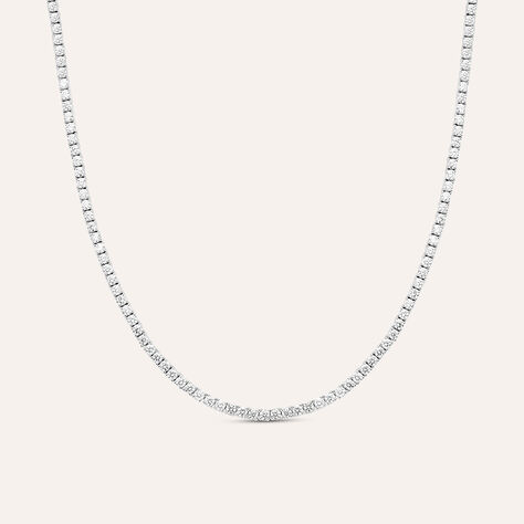Collana Tennis Firmamenti Oro Bianco Diamante - Collane Tennis Donna | Stroili
